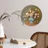 Neutral - Bloemen - Boeket - Vaas Wandcirkel kunststof plaat 5mm dik klein -sfeer4