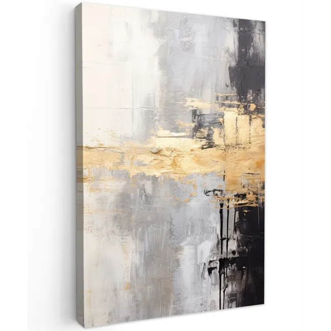 Goud - Luxe - Acryl - Kunst canvas 2cm klein -z3d