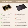 Garnalen - Zwart - Goud - Dieren Dienblad Rechthoek middel -USP_VergelijkingNL