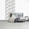 Wit - Goud - Marmer - Grijs fotobehang vinyl groot 64 -slaapkamer