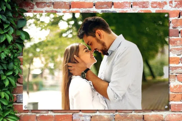 Tuinposter met een koppel