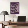 Oh hi - Paars - 3D PET vilt klein -sfeer5