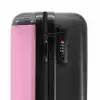 Summer memories - Vlinder op roze achtergrond NBS - Handbagage koffer - Kinderen Unisex middel -slot