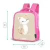 Kitten in de kleuren beige en wit Kinderrugzak - Roze middel -productfoto_formaten
