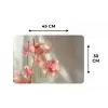 Bloemen - Stelen - Roze - Schaduw Placemat vinyl groot -specs