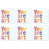 You are art - Kleurrijk - Grafisch onderzetter kurk middel -zkaufland3dotto