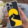 Zon - Heuvel - Pad - Geel Hoesje iPhone 16 Pro Max met koord klein -sfeer3