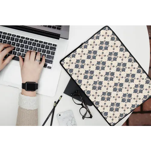 Bladvorm - Klassiek - Kleurrijk laptophoes neopreen klein 279 -bureau