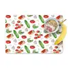 Tomaat - Paprika - Komkommer - Patroon Placemat vinyl groot 368 -zzzproduct_Kitchenyeah-website