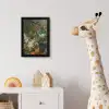 Stilleven met bloemen - Schilderij van Jan van Huysum fotolijst zwart zonder passe partout klein -usfeer4_kinderkamer
