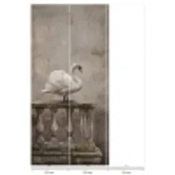 Zwaan - Elegant - Dieren - Wit Behang Vlies klein -USP_banen
