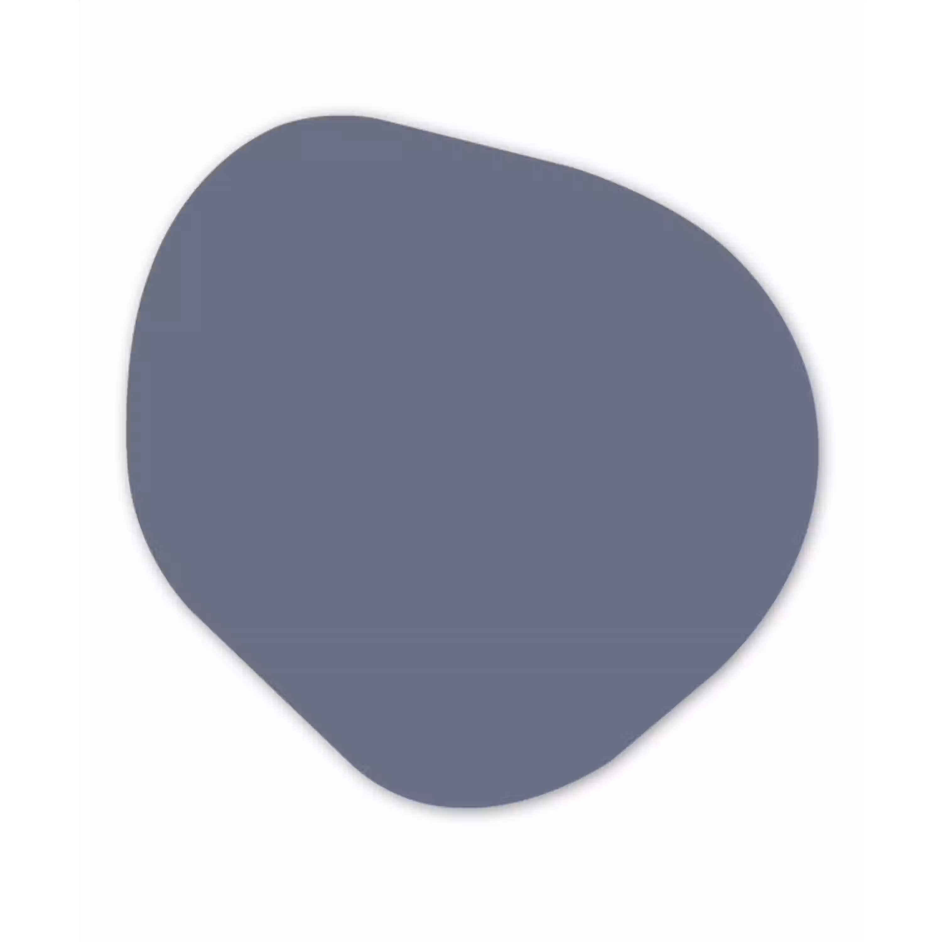 Slate - Whisper - Blauw Wandcirkel Organisch Forex 3mm klein 629 -3d