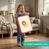 Leeuw - Manen - Kleurrijk Kinderkoffer - Roze klein -sfeer2_NL