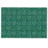 Donkergroen - Gezichten - Katten - Kleuren Deurmat klein 898 -zkaufland3d