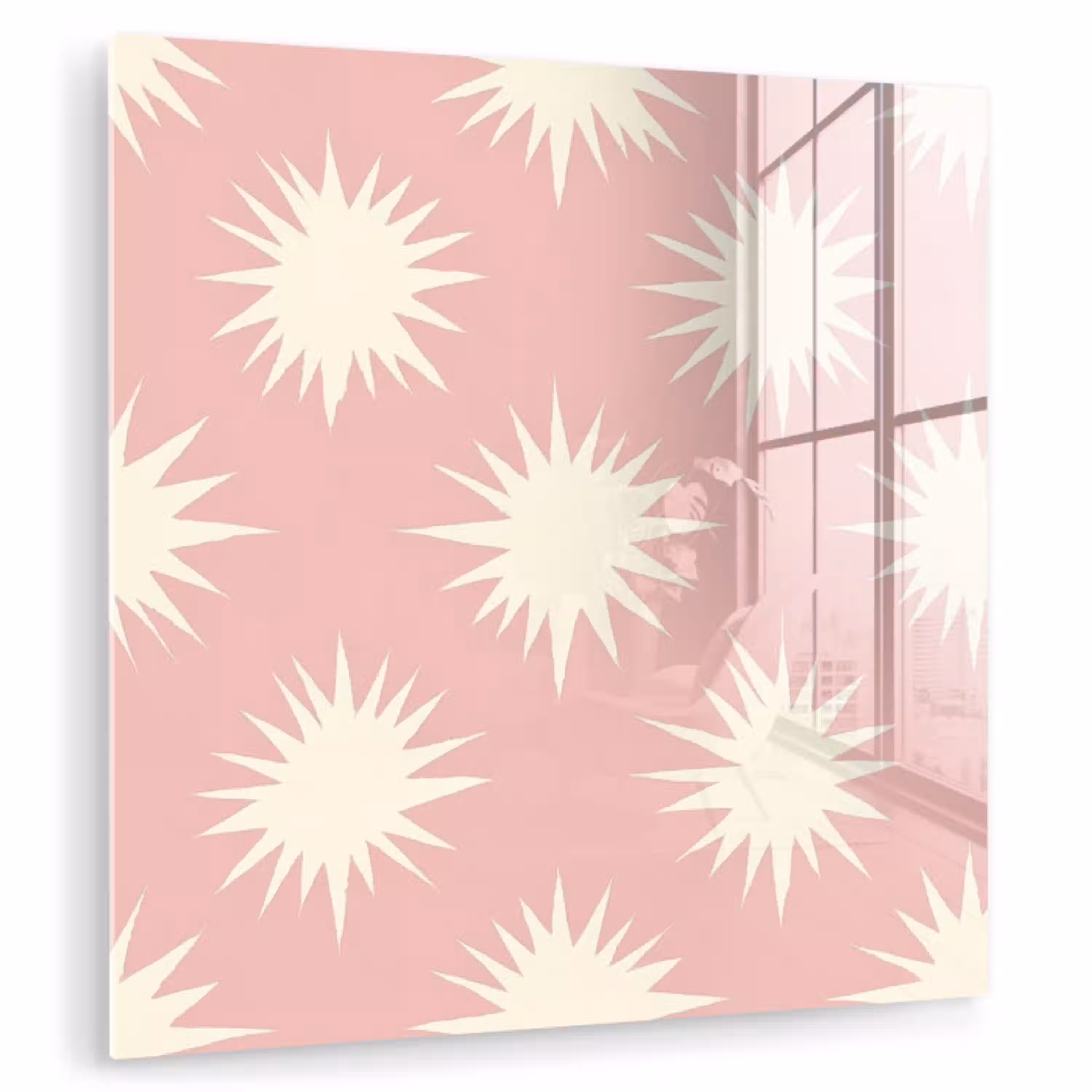 Zonnen - Patroon - Roze plexiglas 5mm klein 11 -zzzproduct_nieuw