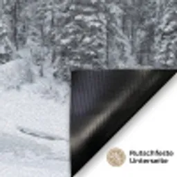 Rivier - Bevroren - Landschap - Winter Deurmat klein -antislip_DE