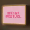 Tekst - Modern - Roze Light Box met batterij (Wandlamp) middel -z3d_website