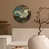 Zwaan - Oude meesters - Jan Asselijn Wandcirkel kunststof plaat 5mm dik klein -sfeer1