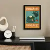 Pannenkoeken - Siroop - Illustratie - Oranje fotolijst zwart zonder passe partout klein -sfeer1