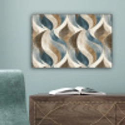 Abstract - Golven - Kleurrijk canvas 2cm klein 34 -sfeer4