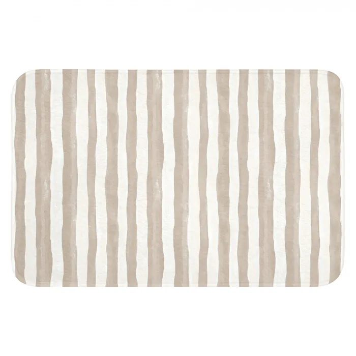 Minimalistisch - Strepen - Beige WCmat klein 1009 -3d