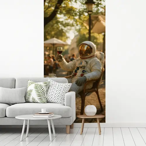 Wijn - Rood - Terras - Koffie fotobehang vinyl groot -woonkamer