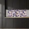 Bloemen - Blauw - Japan - Patronen keuken achterwand 2 middel 871 -sfeer1