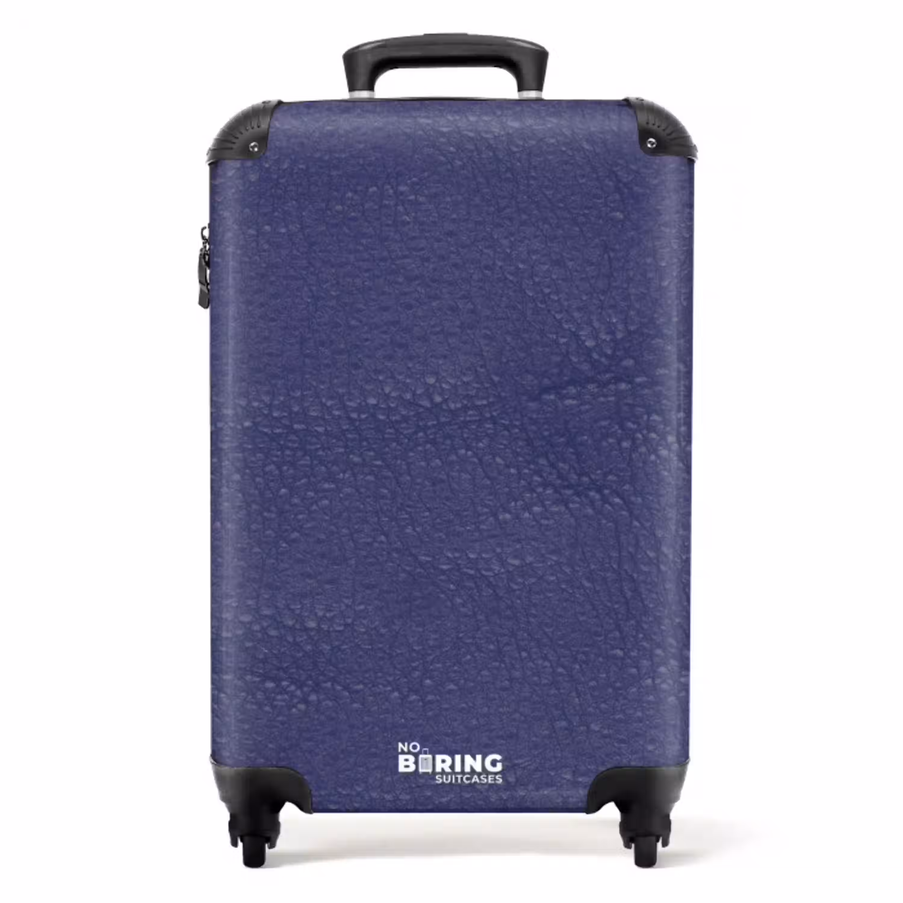 Lederen look lavendel paars NBS - Handbagage koffer - Volwassenen Unisex middel -productfoto_recht