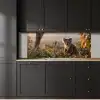 Koala - Bladeren - Ochtendlicht keuken achterwand 2 middel -sfeer1
