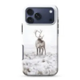 Rendier - Gewei - Sneeuw - Winter Toughcase MagSafe Apple iPhone 17 Pro Max klein -3d