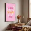 Lucky - Love - Valentijn - Roze Textielframe - compleet frame klein -sfeer3