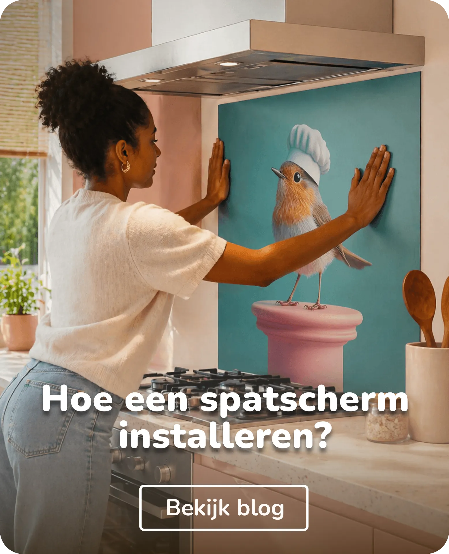 spatscherm zelf installeren