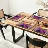 Doorkijk - Lavendel - Landschap - Bloemen - Paars Placemat vinyl groot -zzsfeer4_Kitchenyeah-website