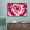 Hartvorm - Roze - Tie dye canvas 2cm klein -sfeer4