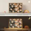 Aap - Dieren - Bruin - Design - Meiden - Jongens Light Box met batterij (Wandlamp kind) middel -sfeer3_kind