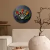 Lepels - Wit - Poeder - Kruiden Wandcirkel plexiglas klein -sfeer1