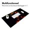 Vrouw - Zwart - Bessen - Bramen - Appels Muismat XXL klein -sfeer4