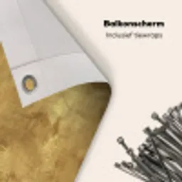 Industrieel - Textuur - Goud Balkonbeschermer Duitsland klein 596 -closeup_NL