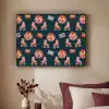 Rolschaatsen - Patroon - Disco Textielframe zwart klein 947 -sfeer1