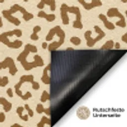 Luipaard - Bruin - Patroon Deurmat klein 898 -antislip_DE