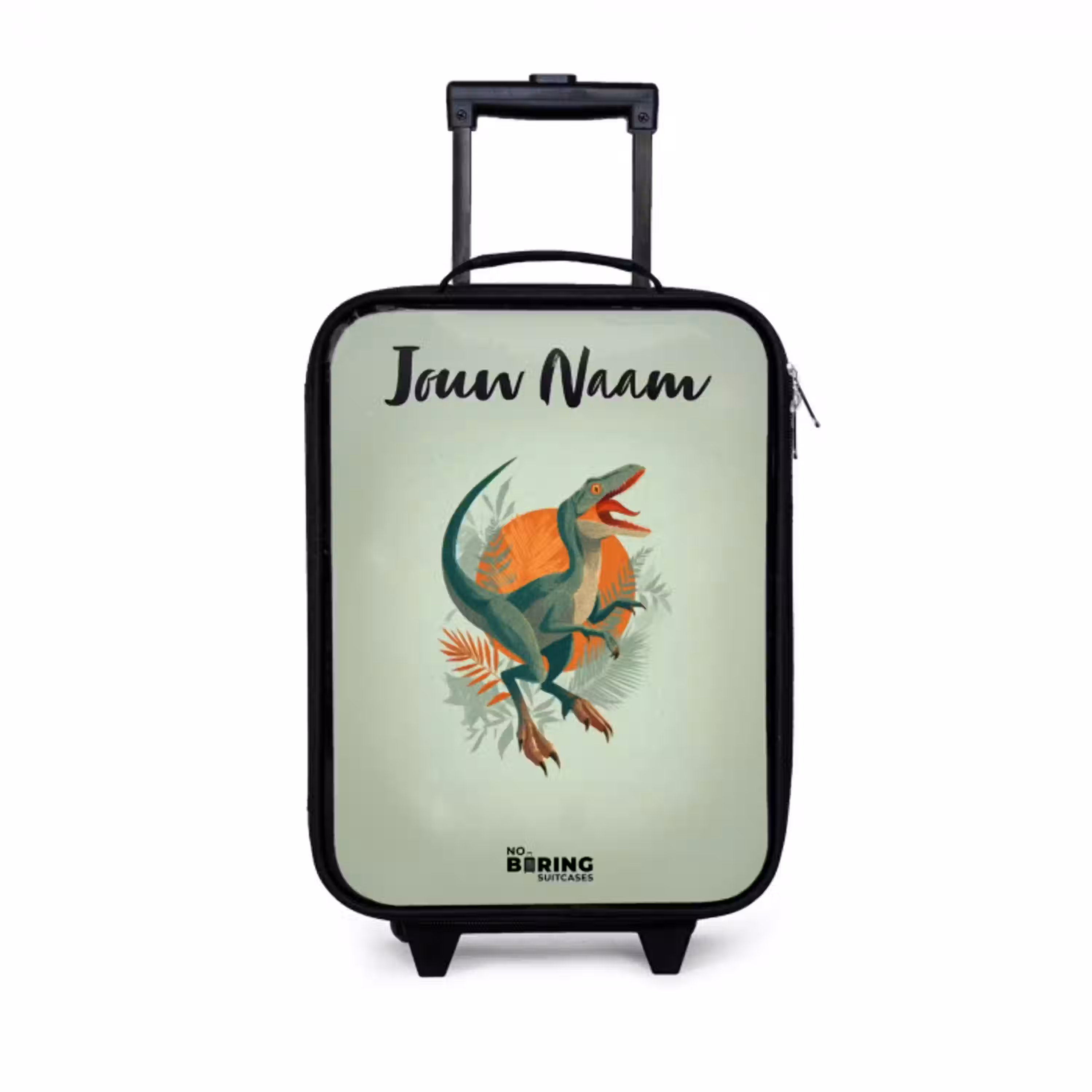 Dier - Dino - Natuur Kinderkoffer - Zwart klein -3d