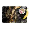 Marmer - Zwart - Goud - Abstract Placemat vinyl groot -zzzproduct_Kitchenyeah-website