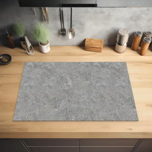 Patroon - Cement - Beton Inductie beschermer vinyl 3mm klein 276 -sfeer5
