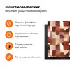 Geometrie - Modern - Retro Inductie beschermer vinyl 3mm klein 276 -zzzzzzz-td-ups