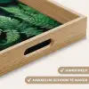 Varenblad - Groen - Structuur - Wazig Dienblad Rechthoek middel -USP_HandgreepNL