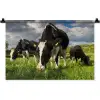 Koeien - Dieren - Gras - Weiland - Boerderij Wandkleed katoen klein -zz3d