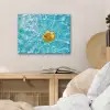 Badeend - Dobberen - Blauw PET vilt klein -sfeer3