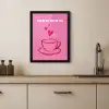 Thee - Roze - Valentijn - Tekst KitchenYeah - Keuken - Fotolijst klein -sfeer2