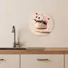 Cheesecake - Eten - Roze - Taart KitchenYeah - Keuken - Wandcirkel Forex klein -sfeer3