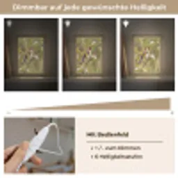 Putter - Bloesem - Lente - Natuur - Kleurrijk Light Box met kabel (Kinderlampje) klein -USP_dimbaarDE